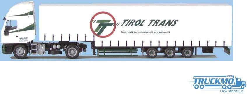 AWM Tirol Trans Iveco Eurostar Aerop jumbo curtain canvas box semitrailer 5962.31
