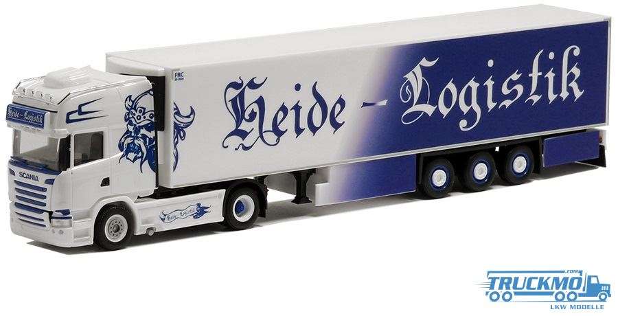 Herpa Heide Logistik Scania R&#039;13 TL refrigerated box semitrailer 944618