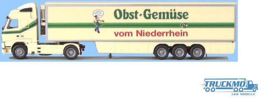AWM Obst-Niederrhein Volvo FH Globetrotter box semitrailer 70508