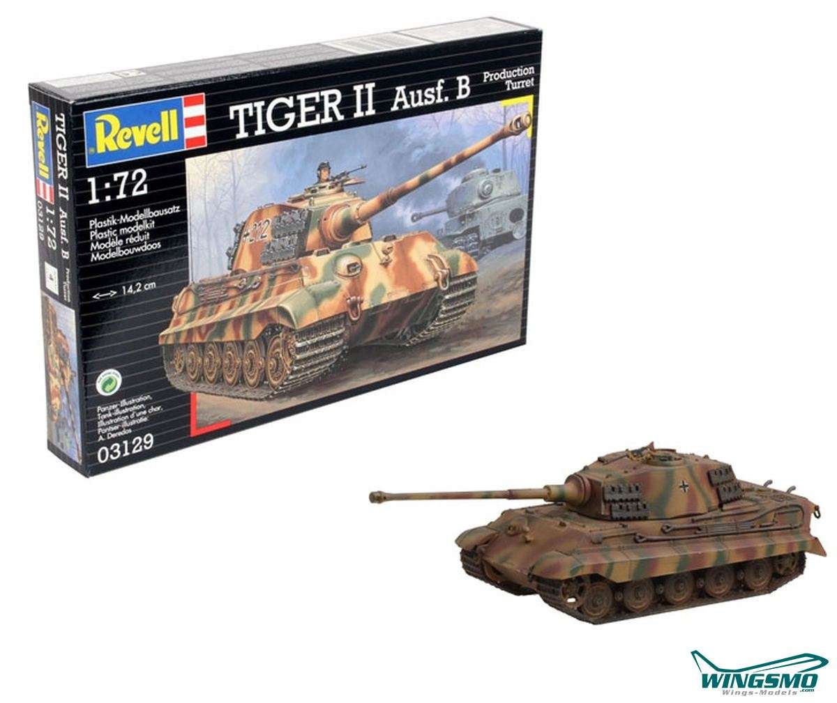 Revell Military Tiger II Asuf. B 1:72 03129