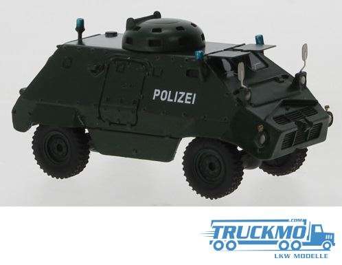 Brekina Polizei Thyssen UR-416 1975 dark green 87831