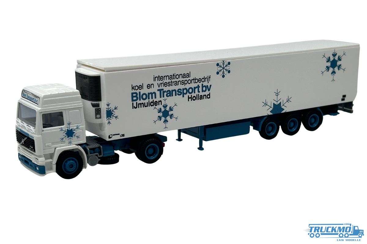 AWM Blom Transport Volvo F12 box semi-trailer 53205