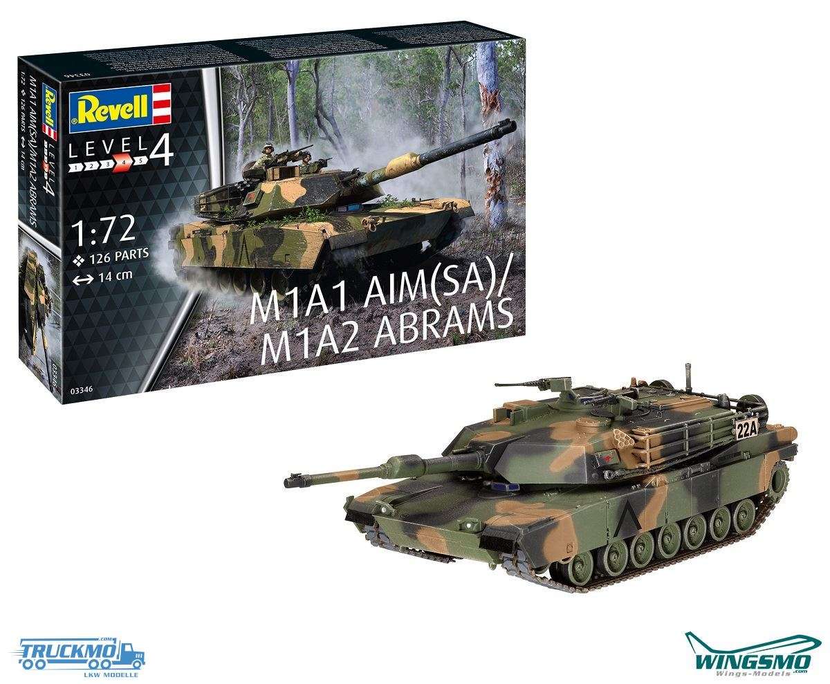 Revell Militär M1A1 AIM(SA) / M1A2 Abrams 03346
