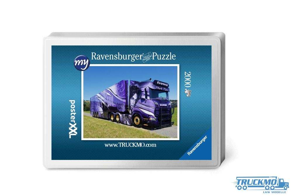 Vowa Transport Purple Rain Scania Showtruck Foto Puzzle 2000 Teile - Original Qualität LT1252