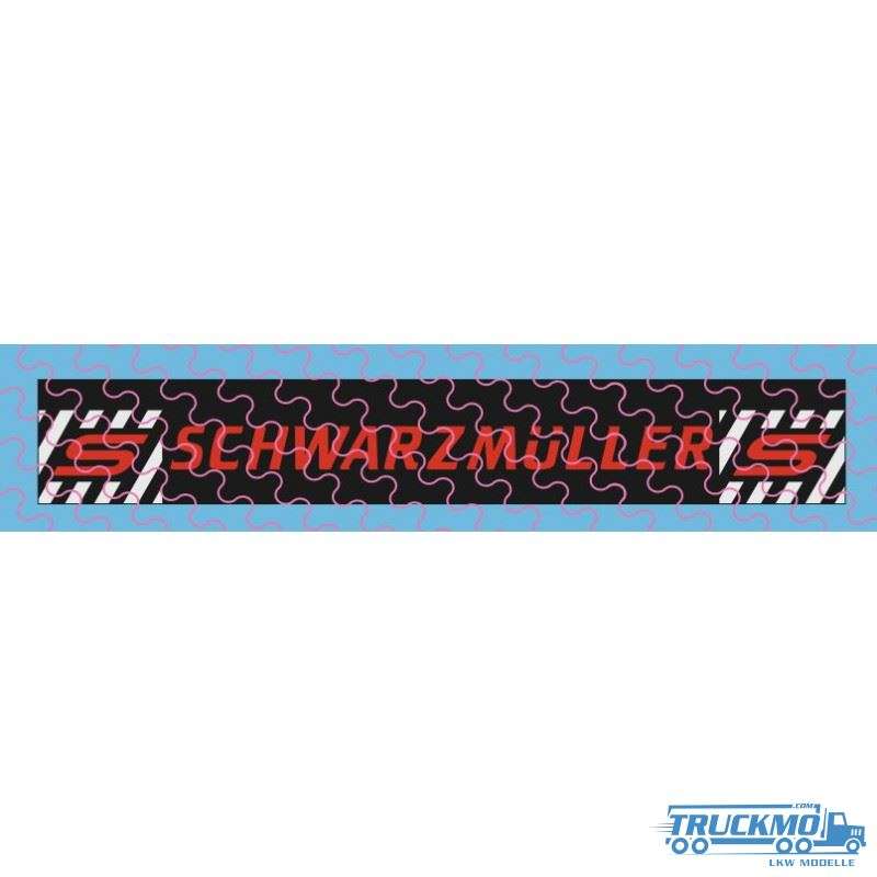 TRUCKMO Decal Schwarzmüller Spritzschutzlappen Lappenmaterial Polystyrol 12D-0385