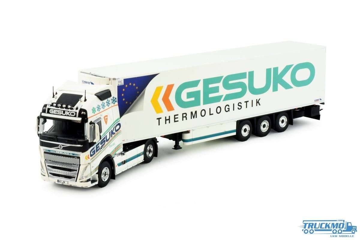 Tekno Gesuko Volvo FH05 Globetrotter XL Kühlauflieger 3achs 85713