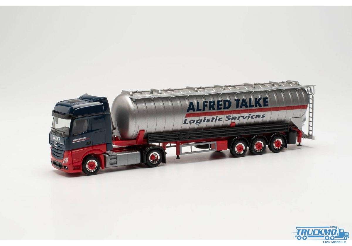 Herpa Alfred Talke Mercedes Benz Actros BigSpace ADR Suction Silo semitrailer 314725