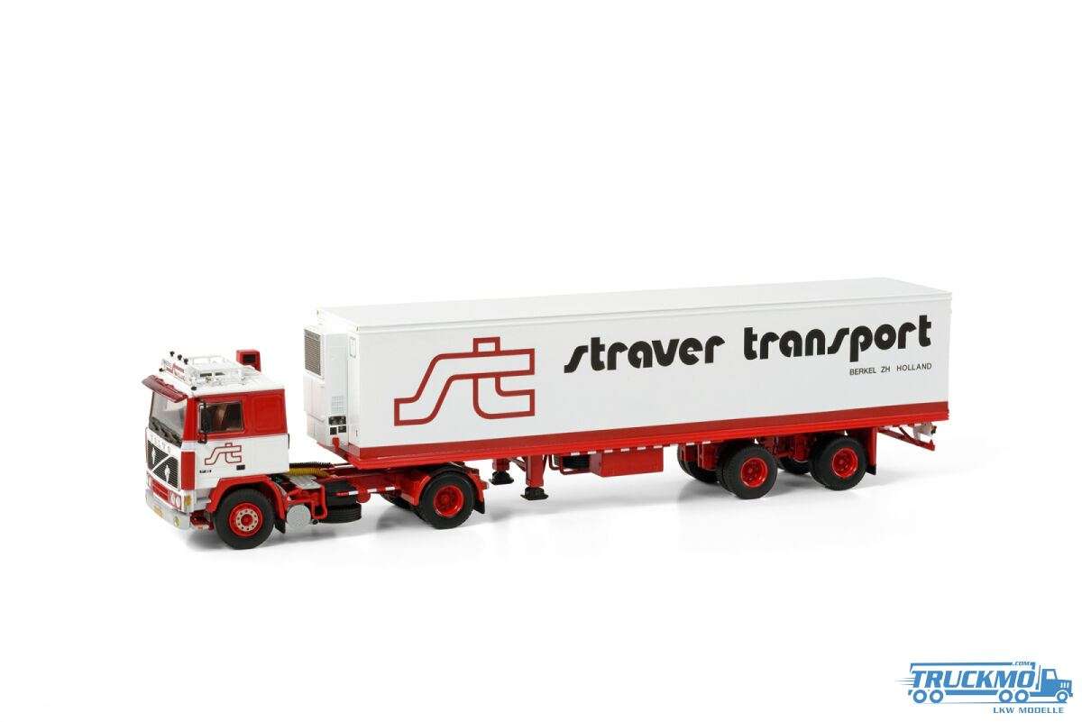 WSI Straver Volvo F12 4x2 Reefer Semitrailer 3axle 01-4057