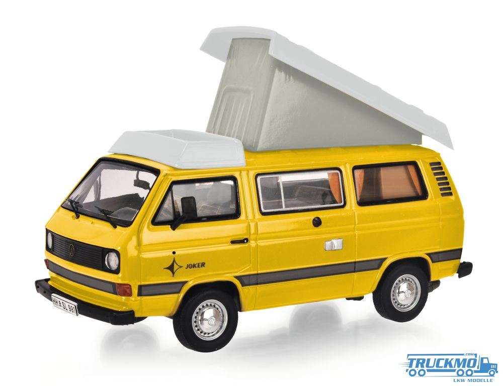 Schuco Volkswagen T3a Westfalia gelb 450359300