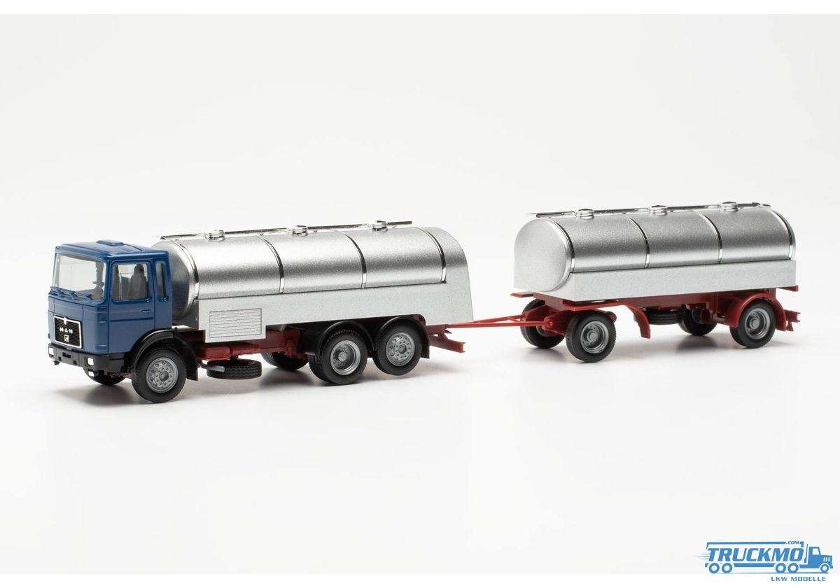 Herpa MAN F8 milk tanker truck trailer 317238