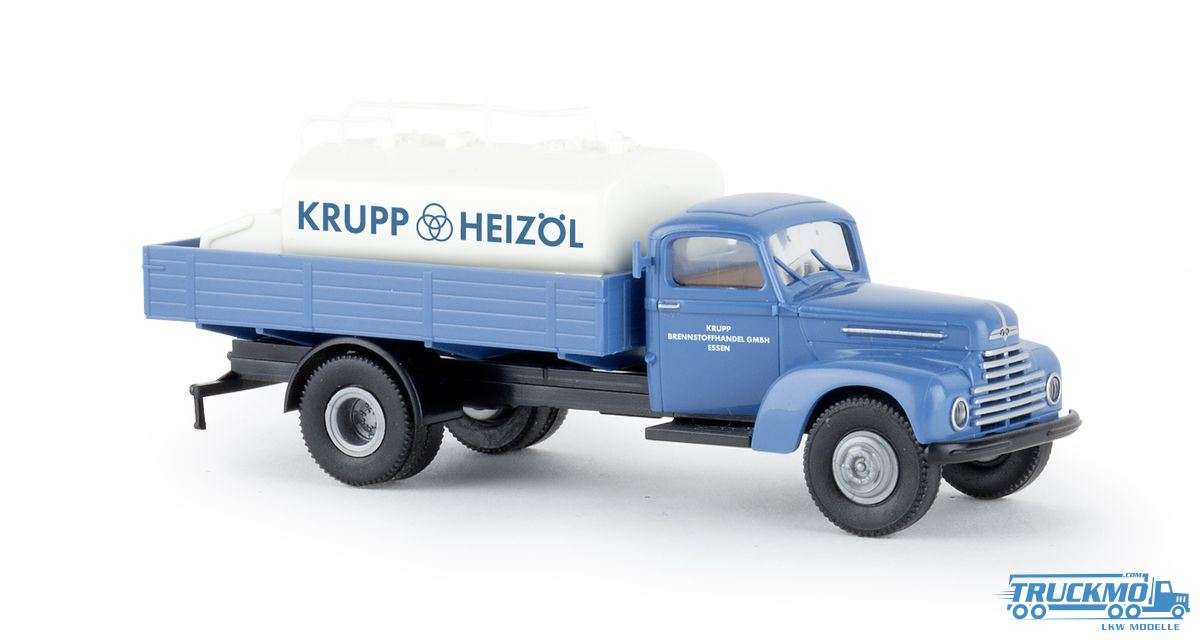 Brekina Krupp Heizöl Ford FK 3500 Aufsatz-Tank 49031