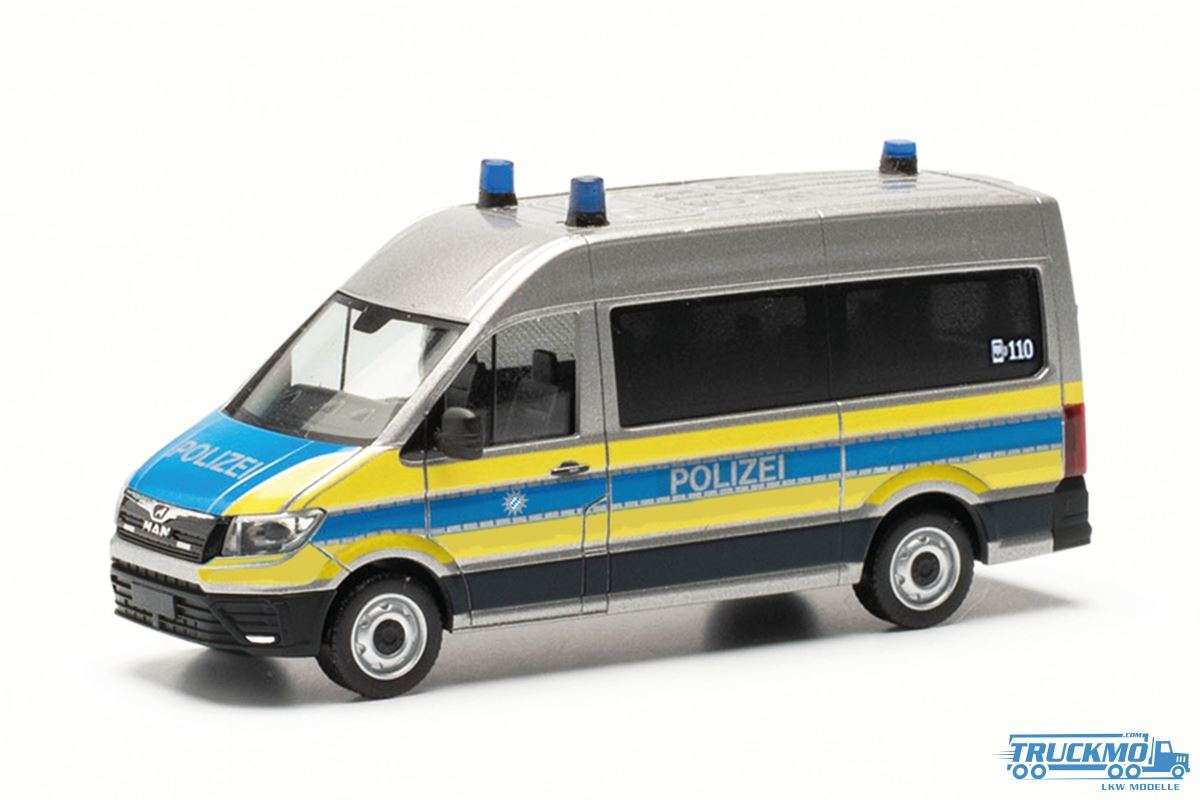 Herpa Polizei Bayern MAN TGE Bus Hochdach 097796