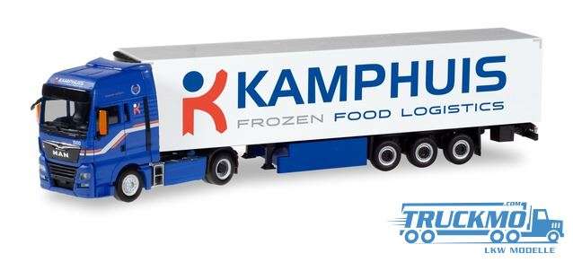 Herpa Kamphuis MAN TGX XXL Refrigerator tractor-trailer 311311
