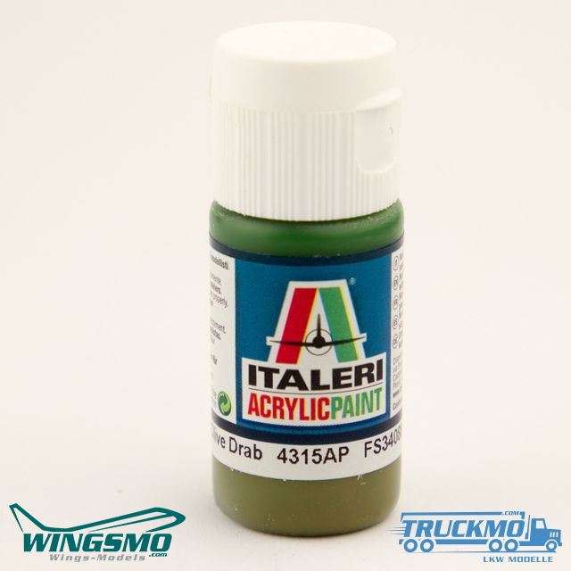 Italeri acrylic paint brown olive matt 20ml 4315