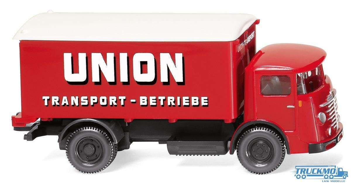 Wiking Union Transpot Büssing 4500 Koffer-Lkw 047603