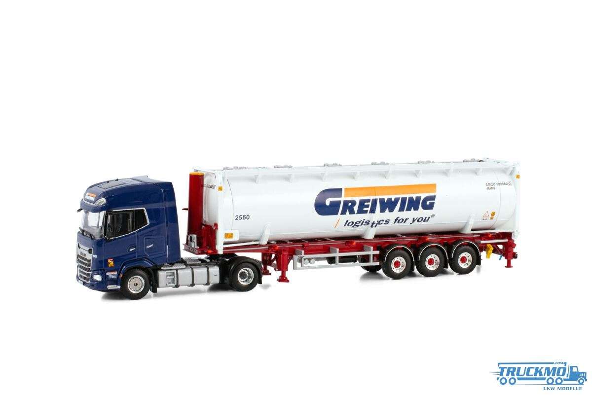 WSI Greiwing DAF XF+ 4x2 bulk trailer 01-4176