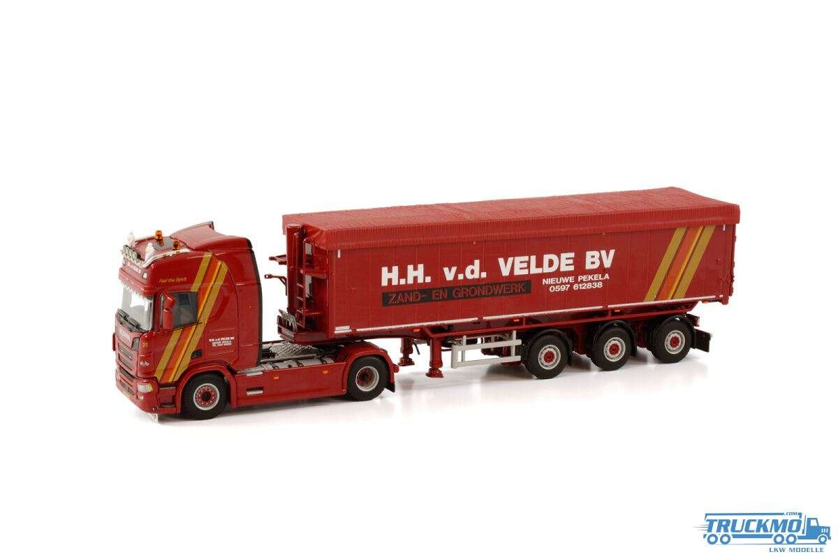 WSI H.H. v.d. Velde BV Scania R Highline CR20H 4x2 Volume Tipper Semitrailer 3axle 01-4003