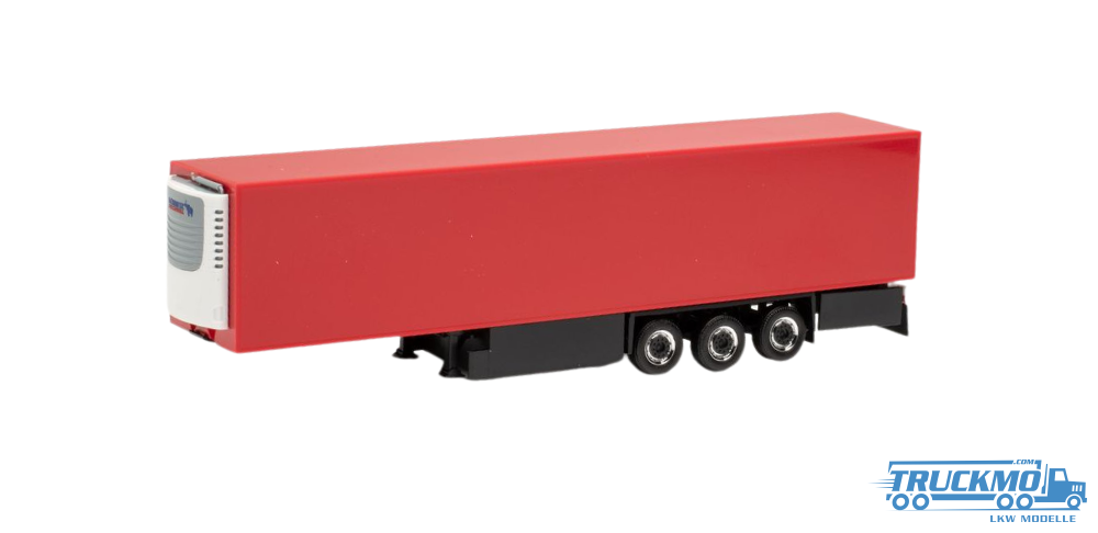 Herpa reefer trailer 3-axle red 946599