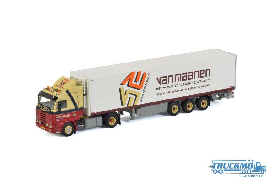 WSI Van Maanen Scania 3 Series Streamline reefer trailer 01-3484