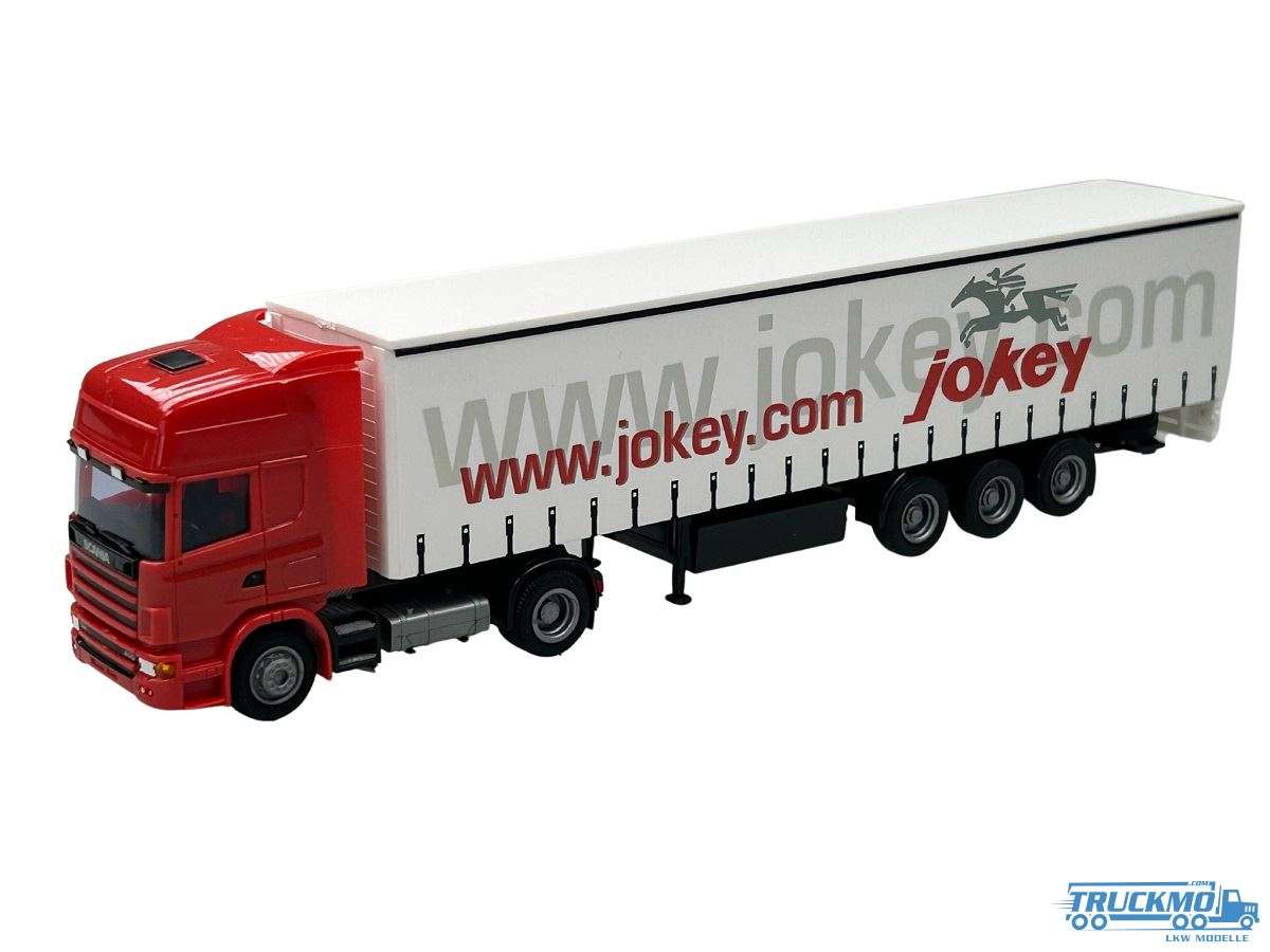AWM Jokey Scania 4 Topline curtainside semitrailer 76327