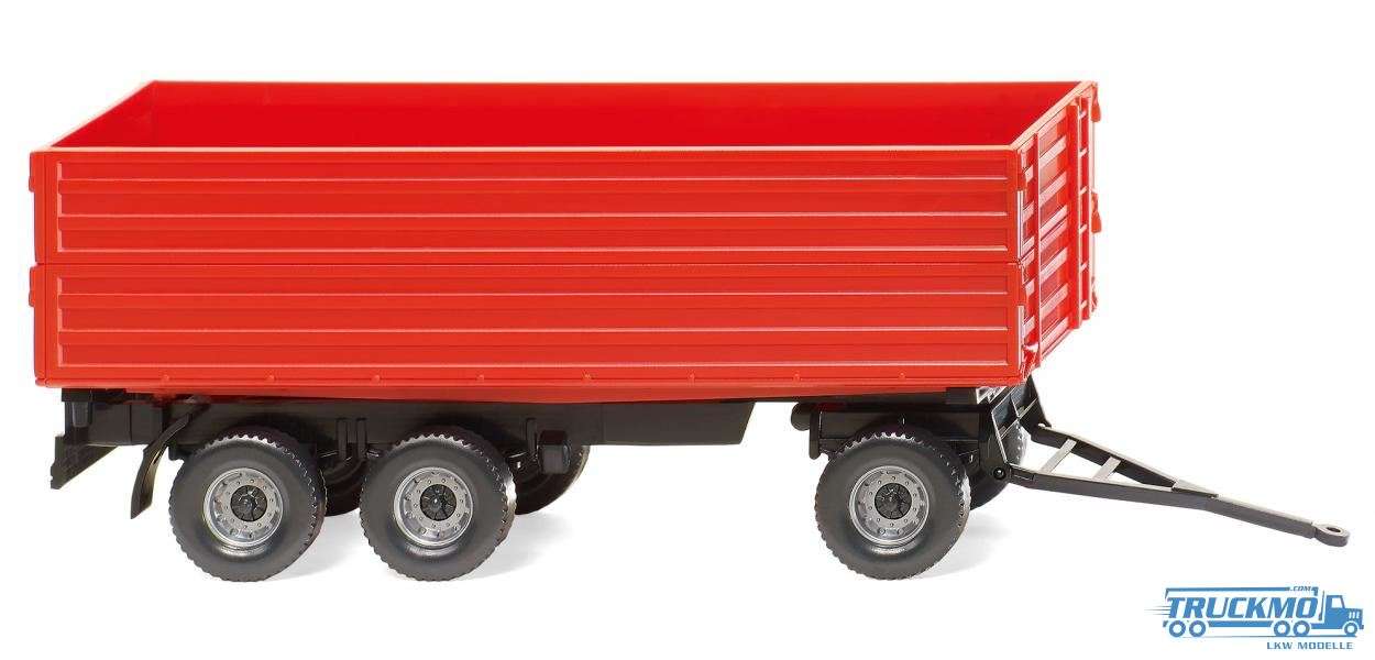 Wiking Agricultural three-axle trailer red 038818