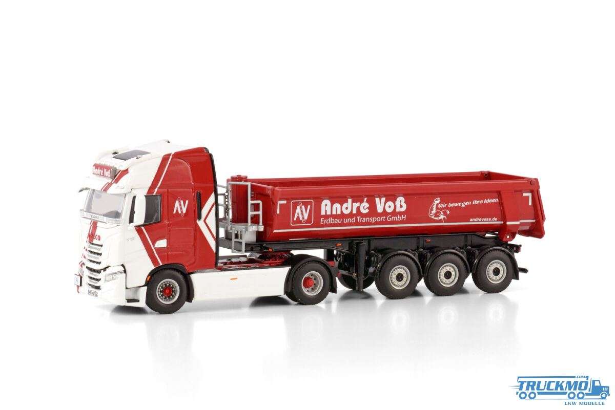 WSI Andre Voß Iveco S-Way AS High tipper semitrailer 01-4233