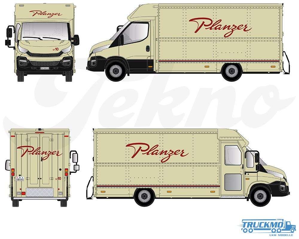 Tekno Planzer Iveco Daily Parcel Transporter 74412-1