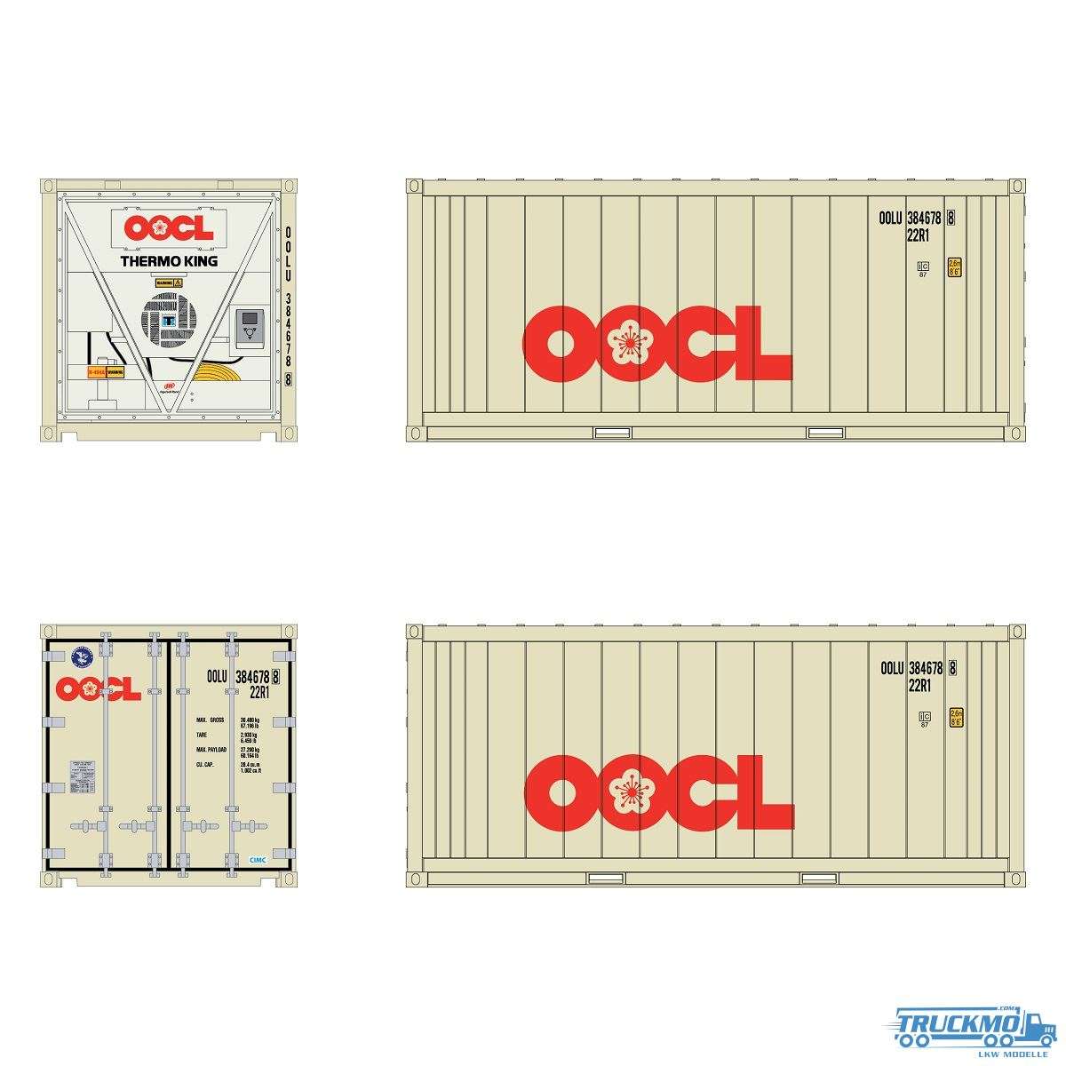 Tekno TB OOCL 20ft Container 86687