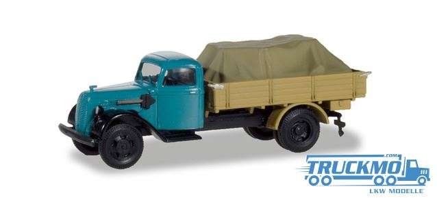Herpa Ford V 3000 pick up truck with load under canvas 310291