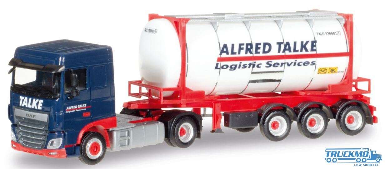 Herpa Talke Alfred DAF XF SC swapcontainer trailer 307307