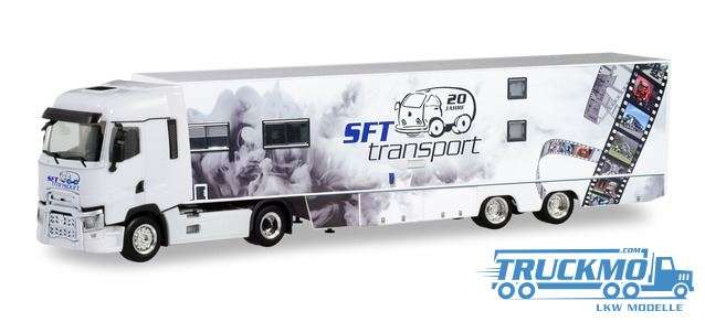 Herpa SFT Transporte / Partyauflieger Renault T closed box semitrailer 311243