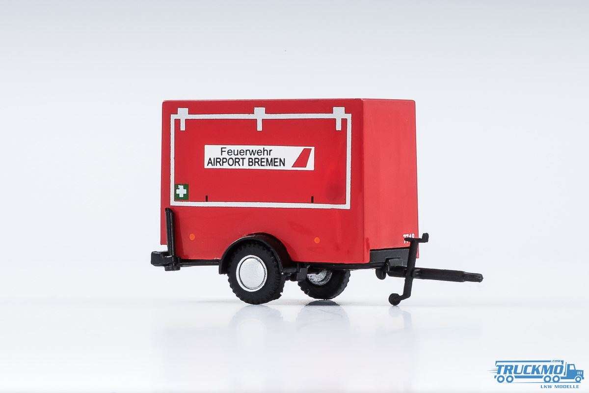 VK models fire brigade Airport Bremen trailer 04242