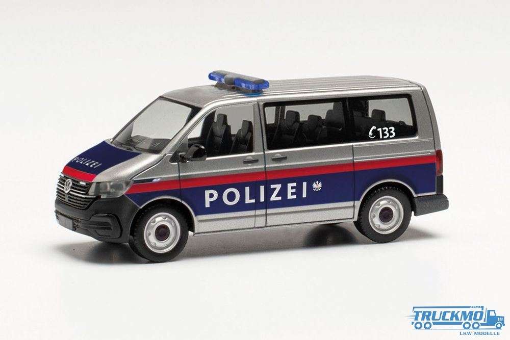 Herpa Polizei Österreich Volkswagen T6.1 097147