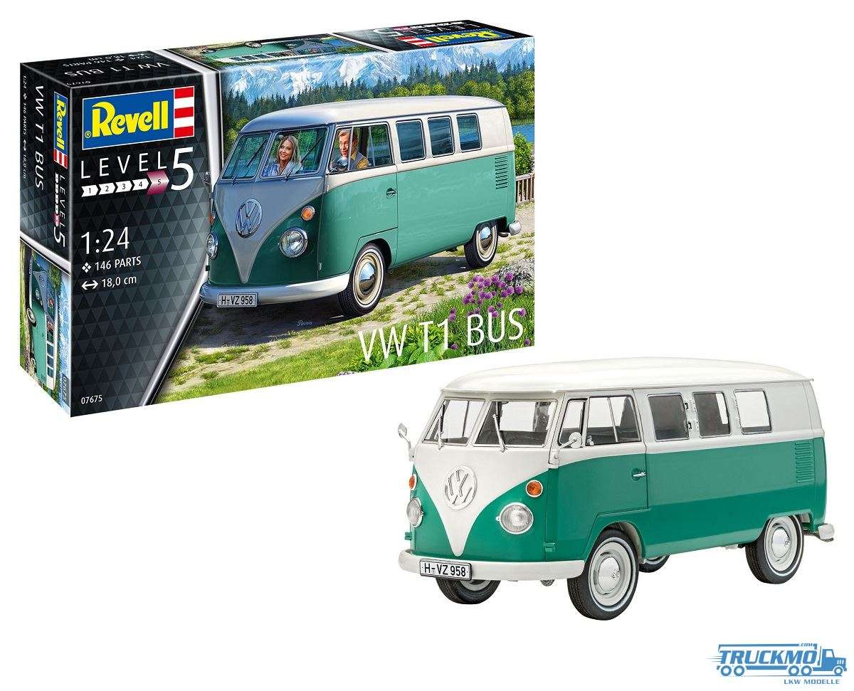 Revell Autos Volkswagen T1 Bus 1:24 07675