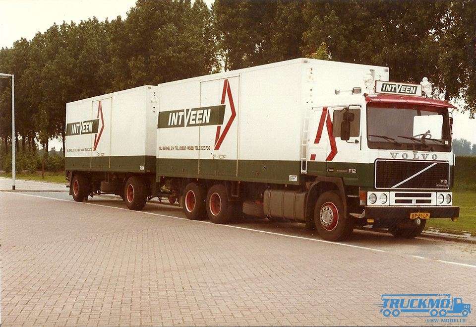Tekno Intveen Volvo F12 Reefer Box Truck-Trailer 84360