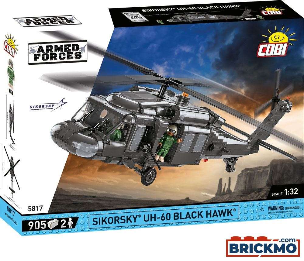 Cobi Bricks Armed Forces 5817 Hubschrauber Sikorsky UH-60 Black Hawk 1:32 5817