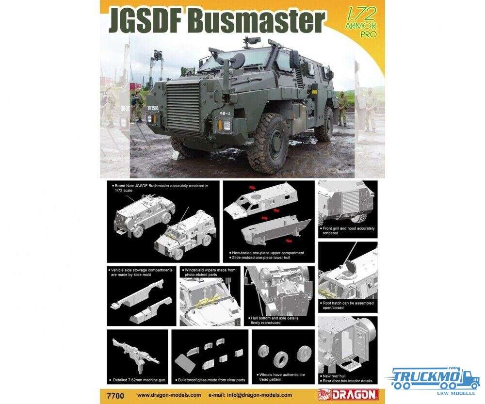 Italeri JGSDF Bushmaster 7700