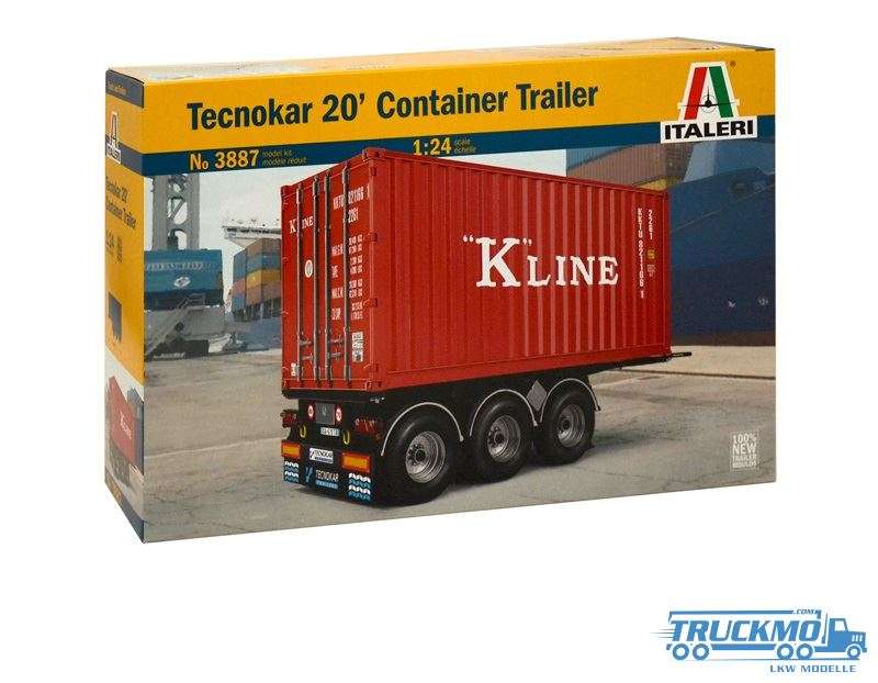 Italeri Tecnokar 20´ container trailer 3887