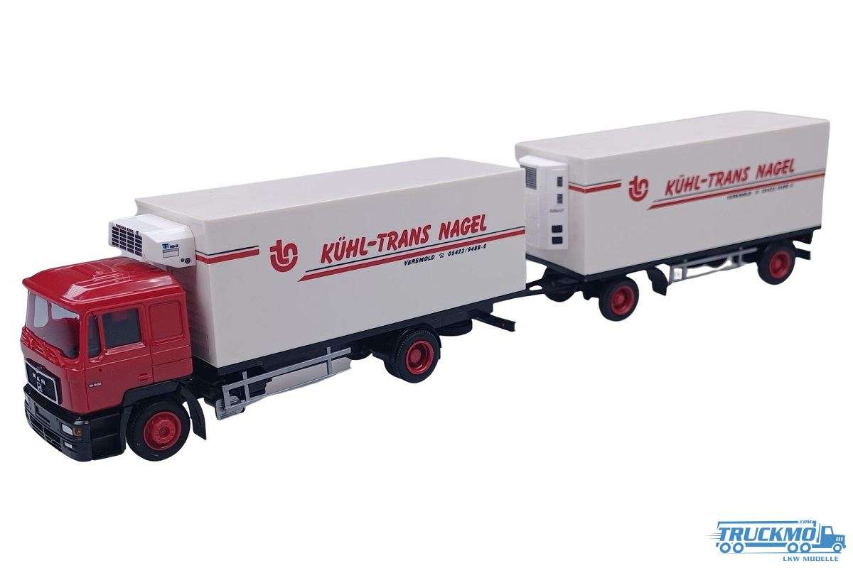 AWM Kühltrans Nagel MAN F2000 Reefer Box Truck-Trailer 76126