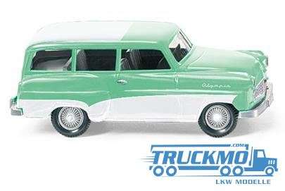 Wiking Opel Caravan 1956 grün weiß 085006