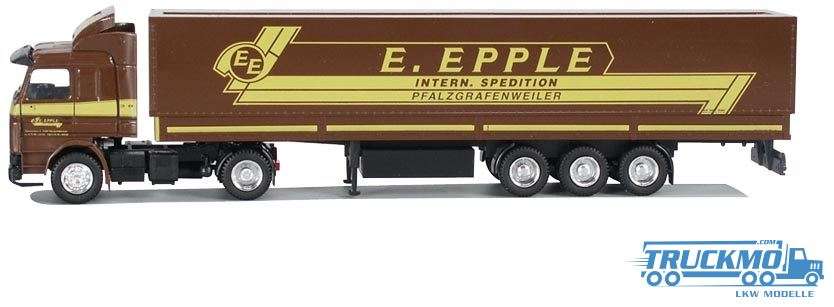 AWM Epple Scania 113 Aerop flatbed semitrailer 70092