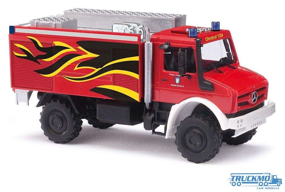Busch Feuerwehr Mercedes Benz Unimog 51055