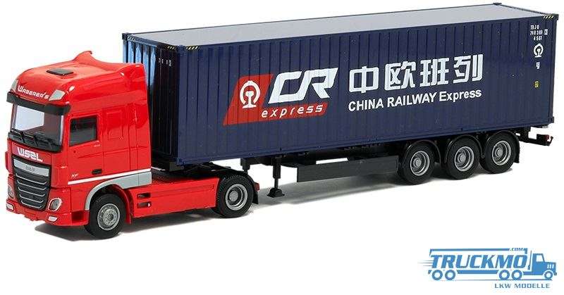 AWM Waberers / China Railway DAF XF 106 Super Space Cab 40ft Container 75330