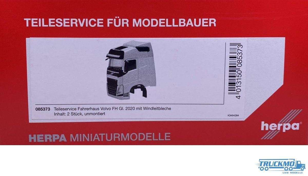 Herpa parts service driver&#039;s cab Volvo FH Globetrotter 2020 WLB 2 pieces 085373