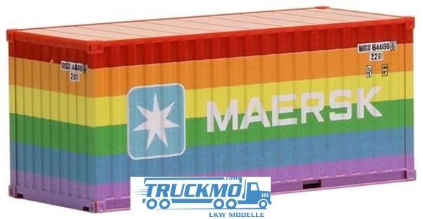 Herpa Maersk Rainbow 20ft Container 493334