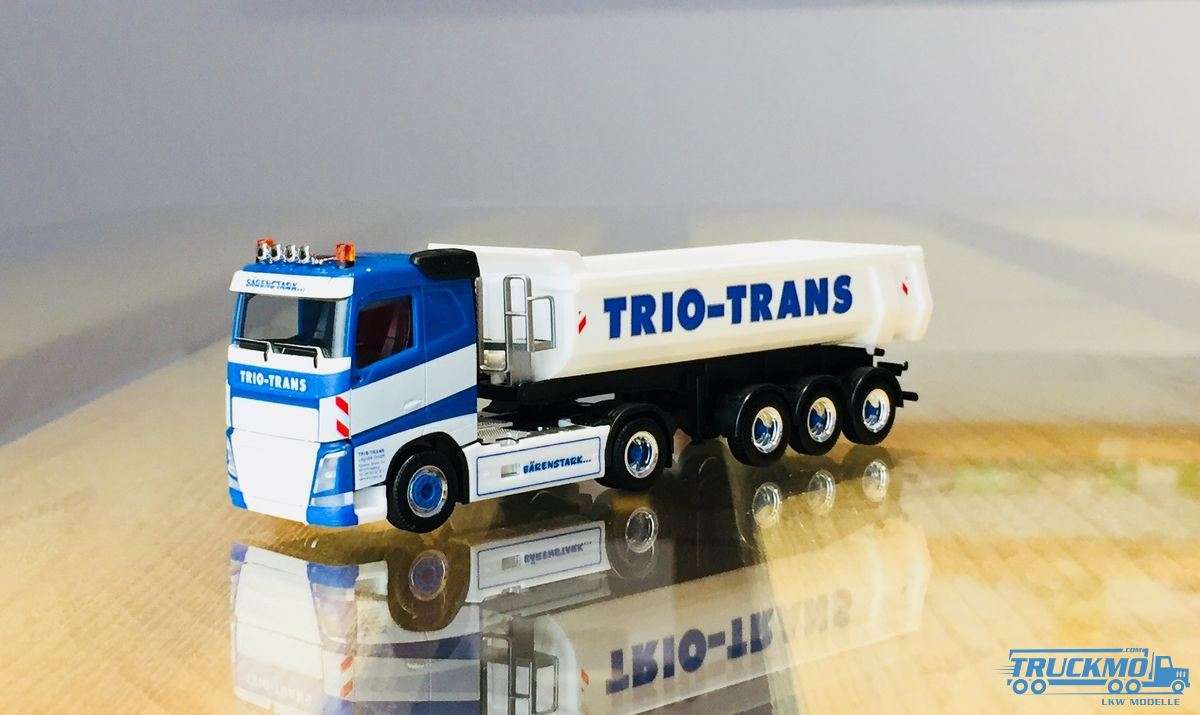 Herpa Trio Trans Volvo FH dump semitrailer 308533