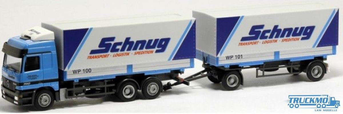 AWM Schnug Spedition Mercedes Benz Actros L box trailer-truck 75902