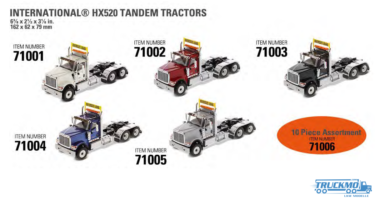 Diecast Masters International HX520 Tandem Tractor 71006