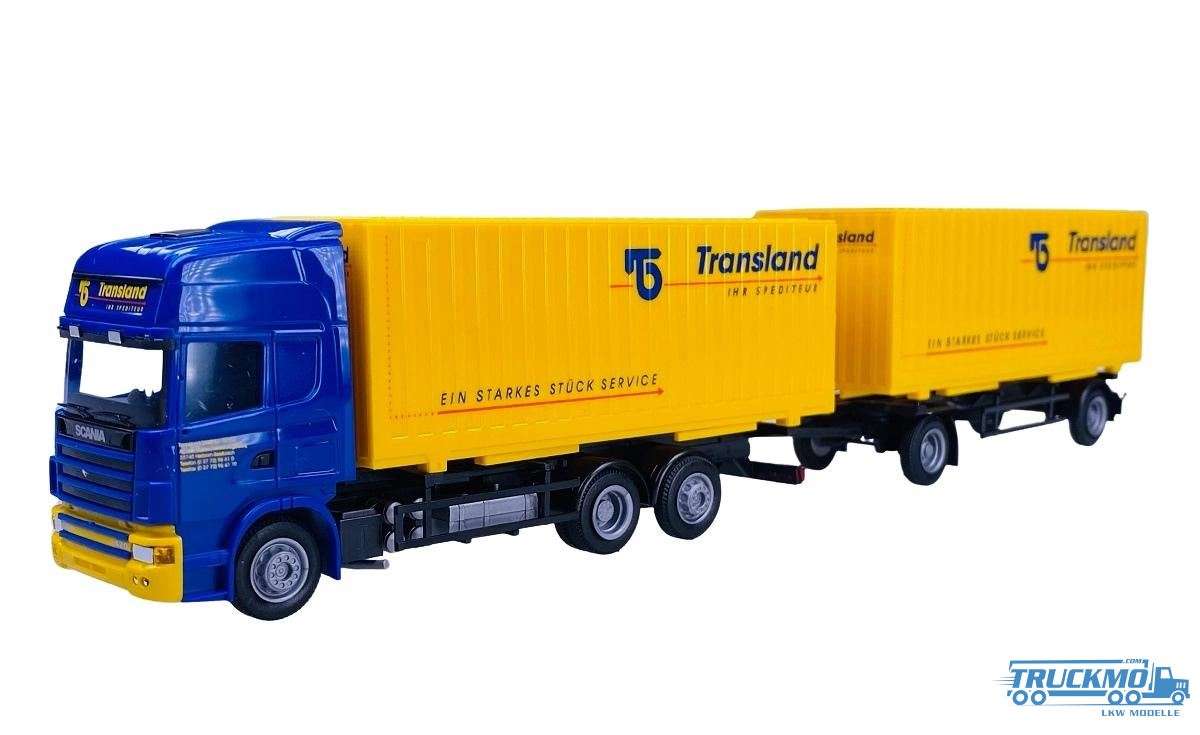 AWM Transland Scania 4 Topline container semitrailer 75996