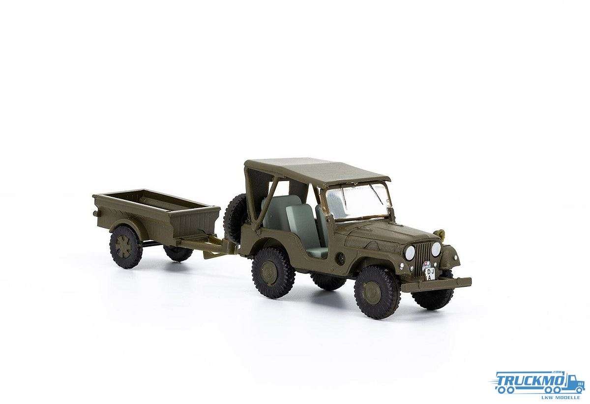 ACE Arwico Collectors Edition Willys Armee-Jeep mit Aebi Gelpw Anh 68 M38A1 885102